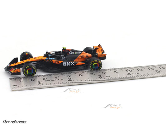 2025 McLaren MCL39 Oscar Piastri Twin Pack 1:43 Bburago – Season Livery + British GP Special Livery (Copy)