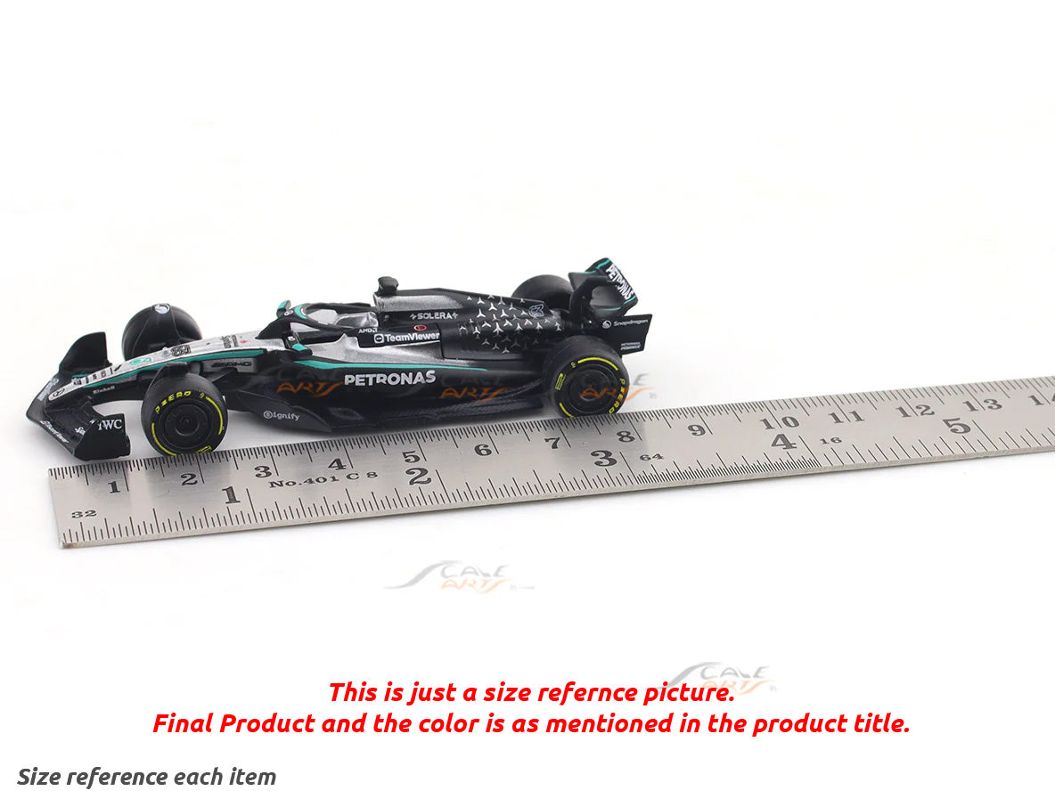 2025 Mercedes-AMG F1 W16 Kimi Antonelli No.12 Twin Pack 1:64 Bburago Licensed Formula 1 Diecast Scale Model Set