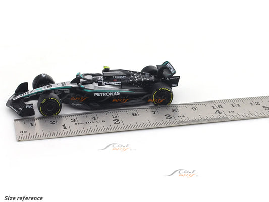 2025 Mercedes W16 George Russell Twin Pack 1:43 Bburago - Season Livery + British GP Special livery
