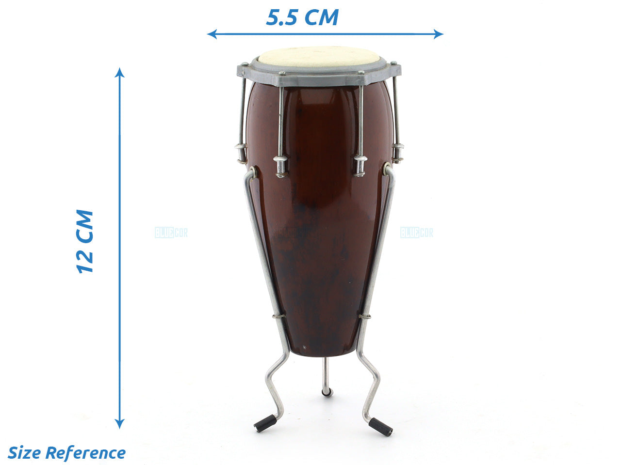 Bungo Drum set single wood finish miniature music instrument