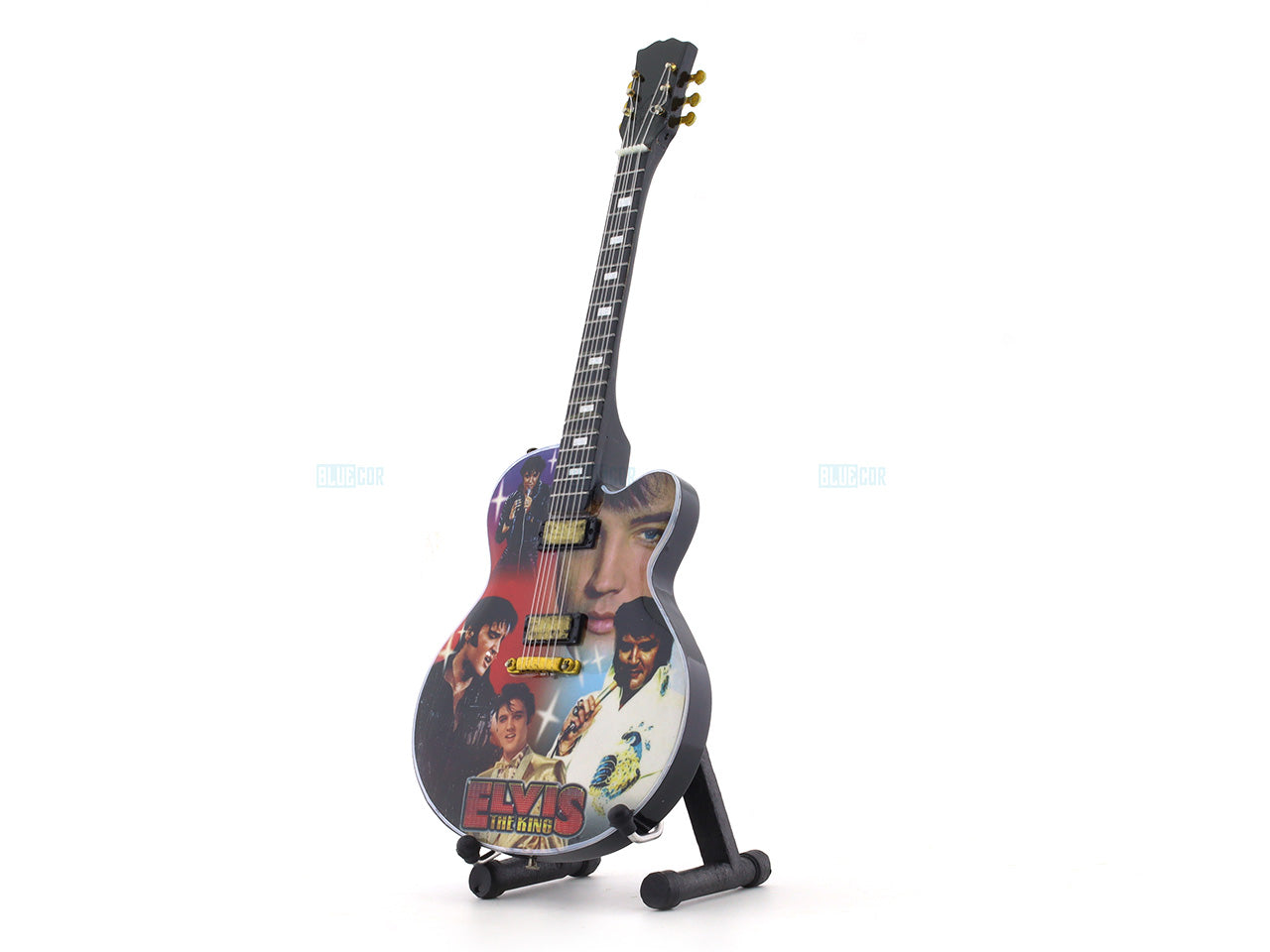 Elvis Presley Miniature Guitar with Stand decoration Design A