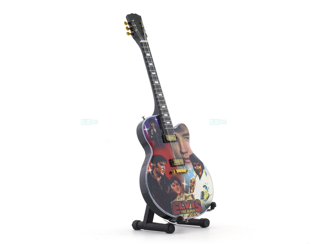 Elvis Presley Miniature Guitar with Stand decoration Design A