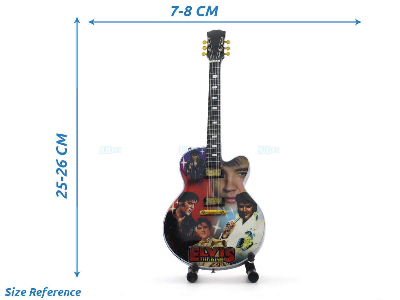 Elvis Presley Miniature Guitar with Stand decoration Design A