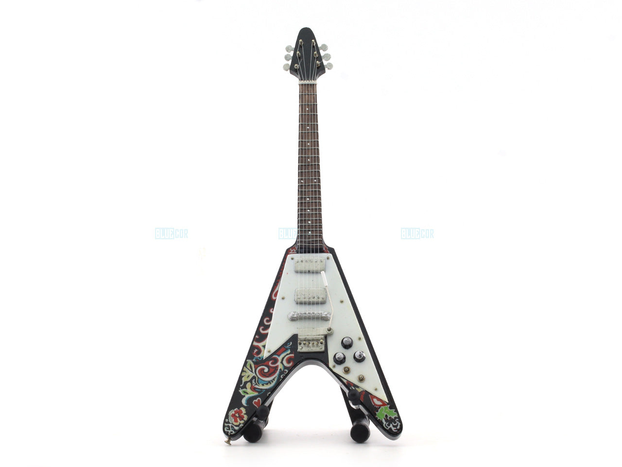 Jimi Hendrix Love Drops Music band Miniature Guitar with Stand