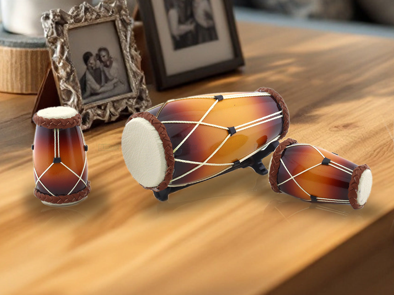 Kendang Drum set miniature music instrument
