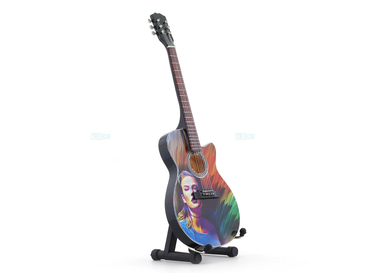 Taylor Swift Wooden Miniature Guitar with Stand Generic design A