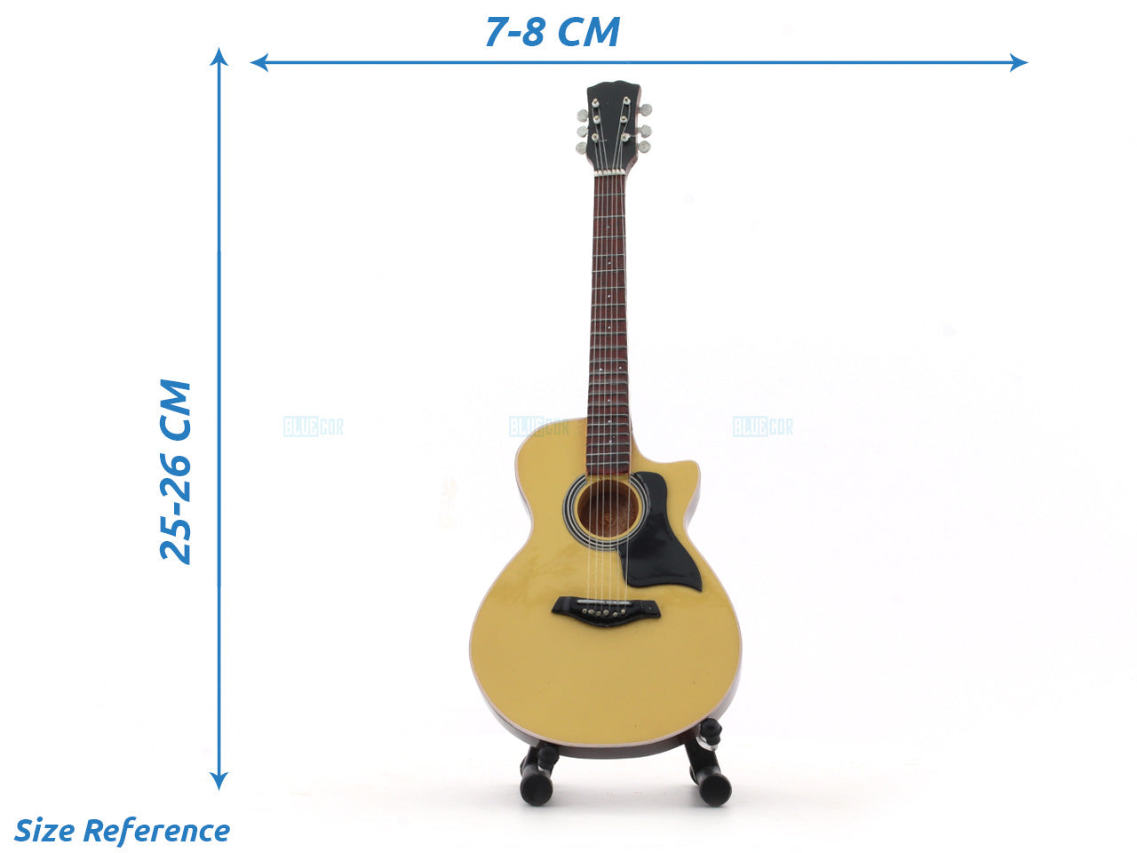 Acoustic Guitar Miniature with Stand Generic design A