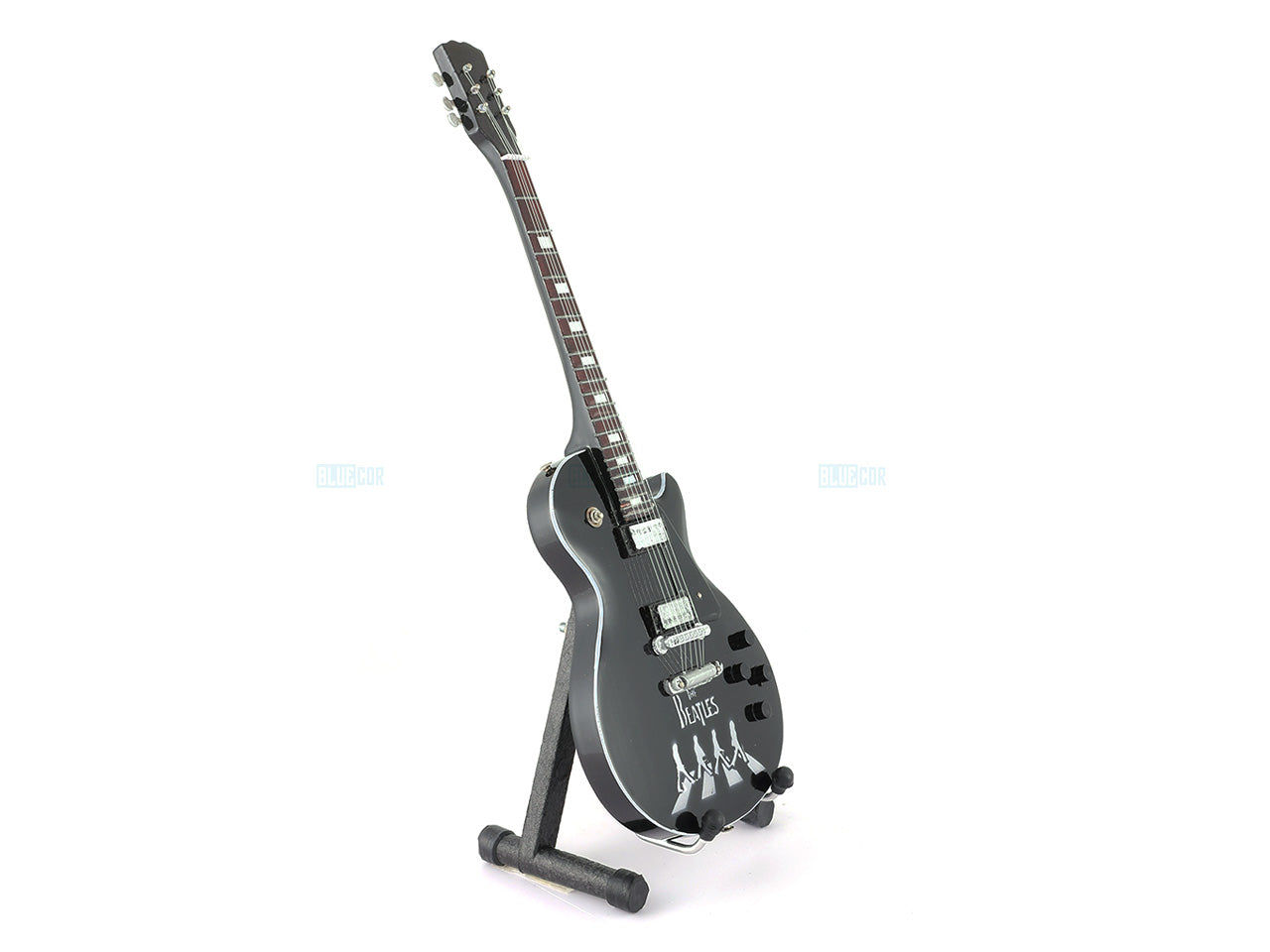 Beatles Music Band Miniature Guitar with Stand Generic design F Decor