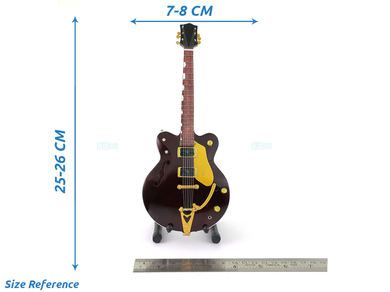 Beatles Music Band Miniature Guitar with Stand Generic design I Decor