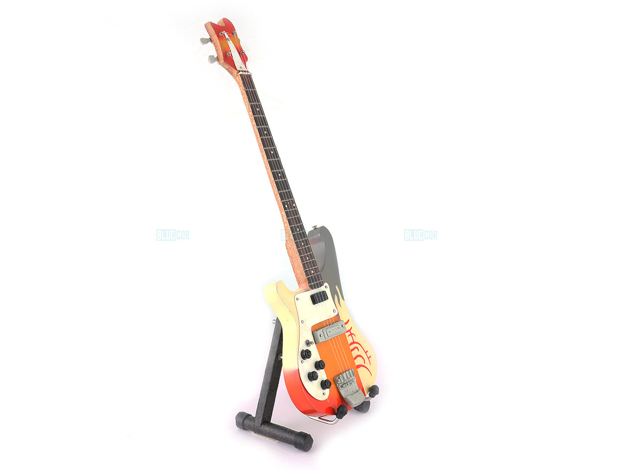 Beatles Music Band Miniature Guitar with Stand Generic design J Decor