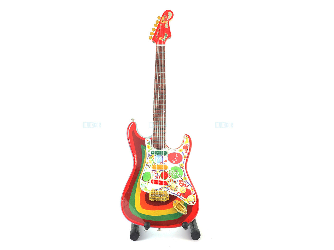 Beatles Music Band Miniature Guitar with Stand Generic design K Decor