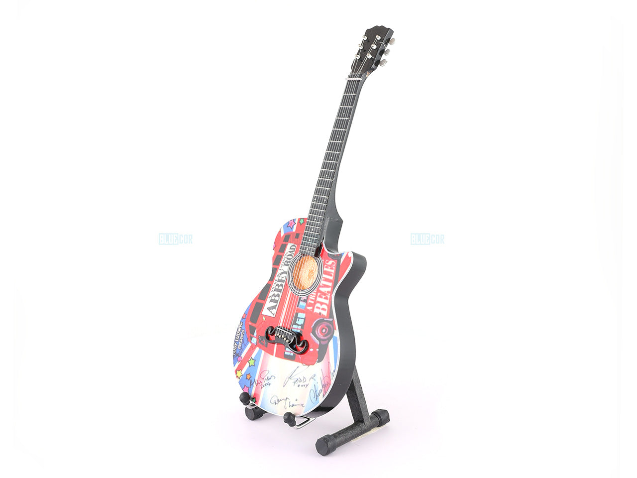Beatles Music Band Miniature Guitar with Stand Generic design O Décor