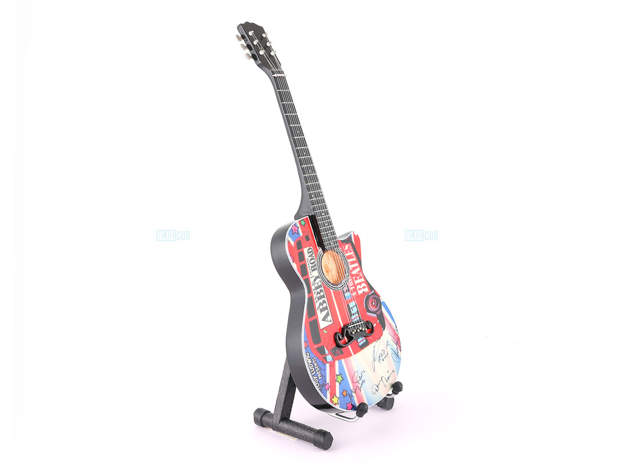 Beatles Music Band Miniature Guitar with Stand Generic design O Décor