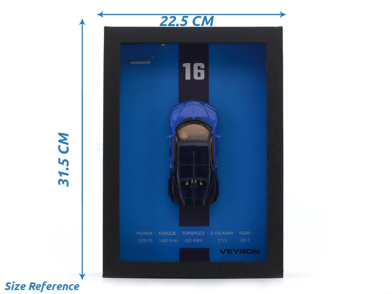 Bugatti Veyron 3D Car Frame Automotive Wall Art - Décor