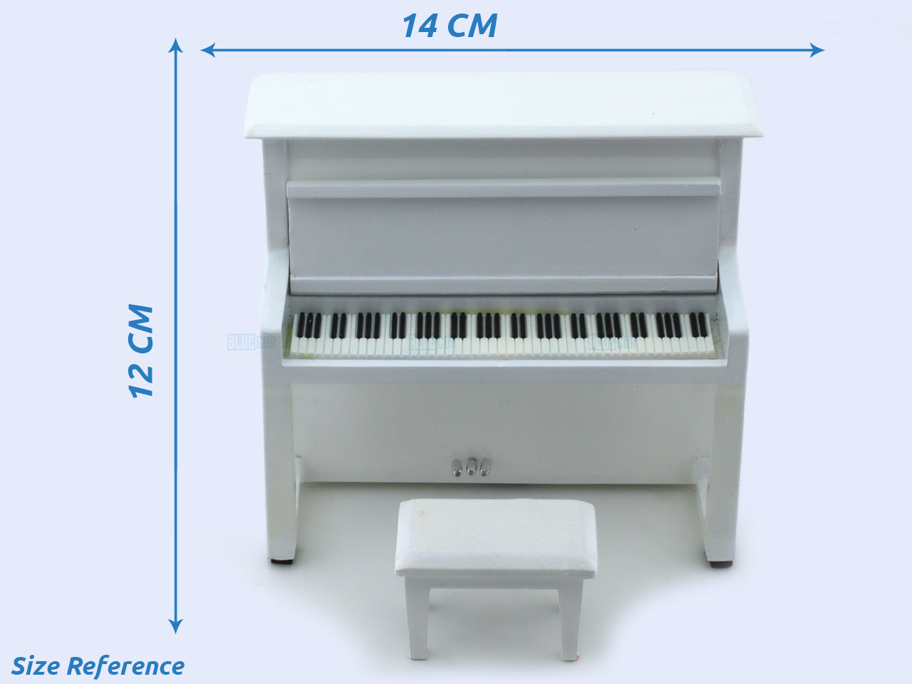 Classic Piano white premium wooden miniature music instrument