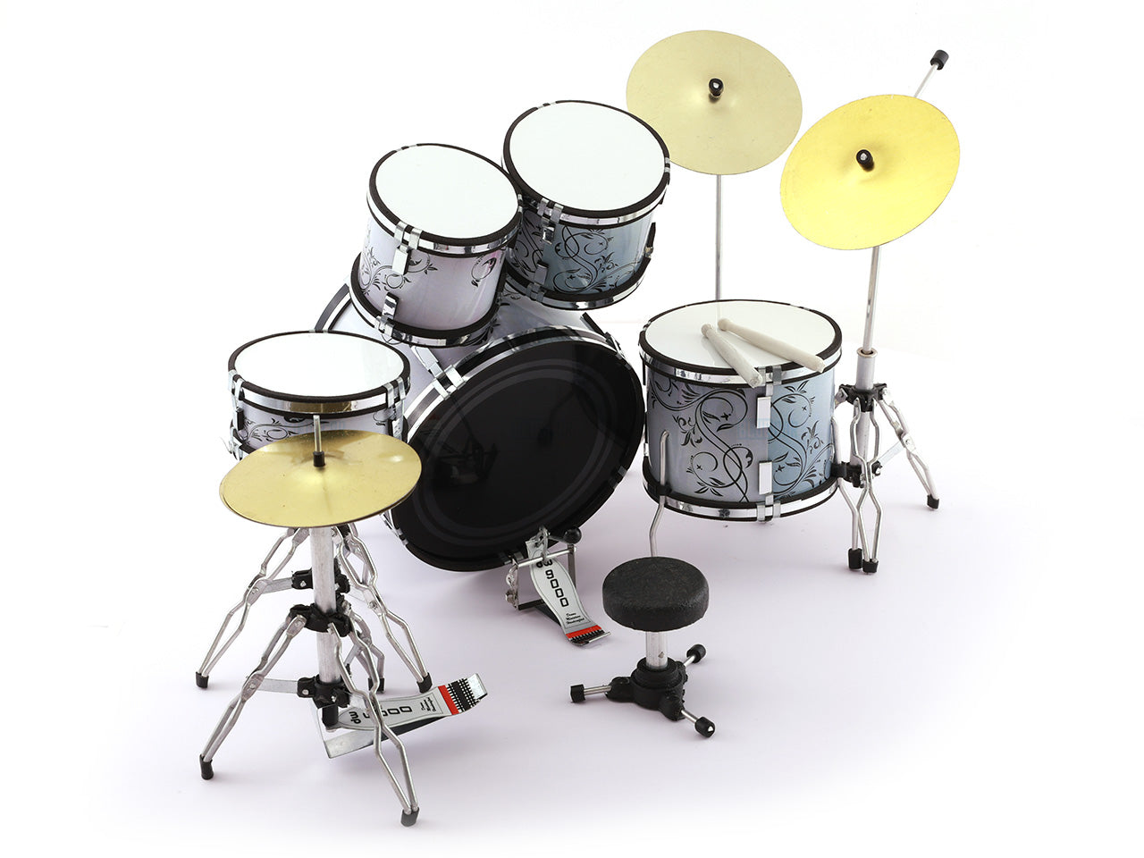 Coldplay music band Miniature Drum set collectible Design A