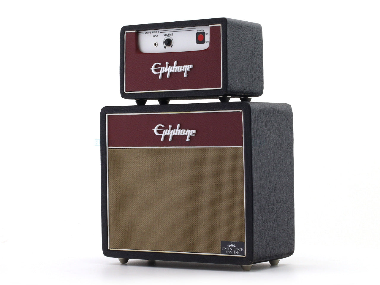 Epiphone Dual Stack Amplifier Miniature Wooden Décor Replica for Music Enthusiasts Design A
