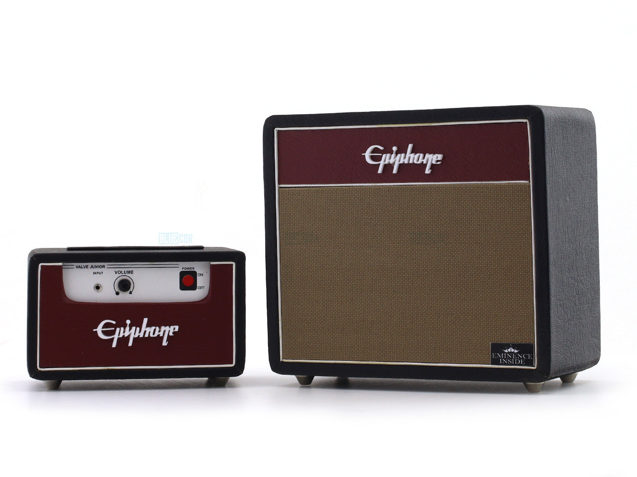 Epiphone Dual Stack Amplifier Miniature Wooden Décor Replica for Music Enthusiasts Design A