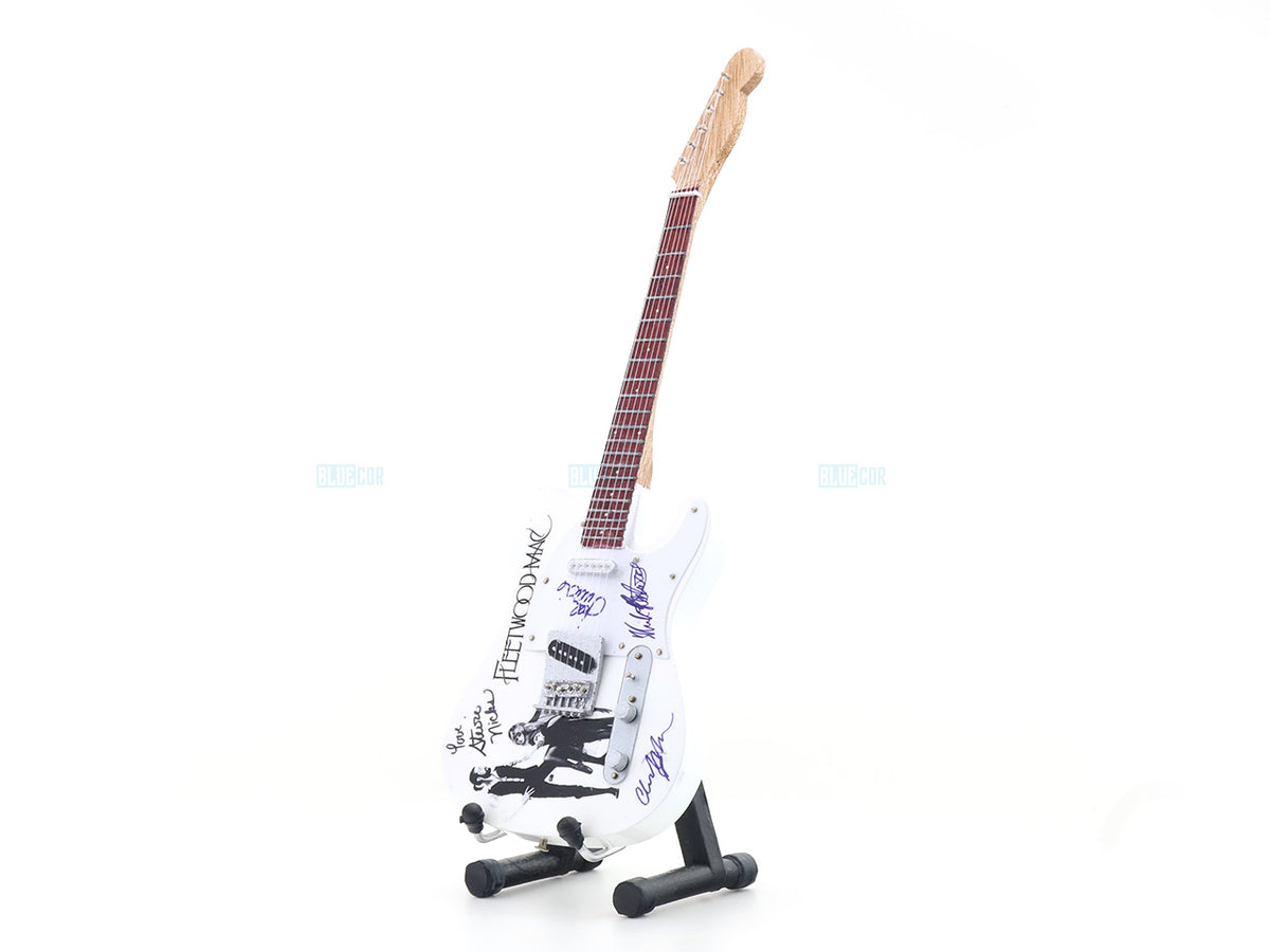 Fleetwood Mac Inspired Signature-Style A Miniature Guitar with Stand - 25cm