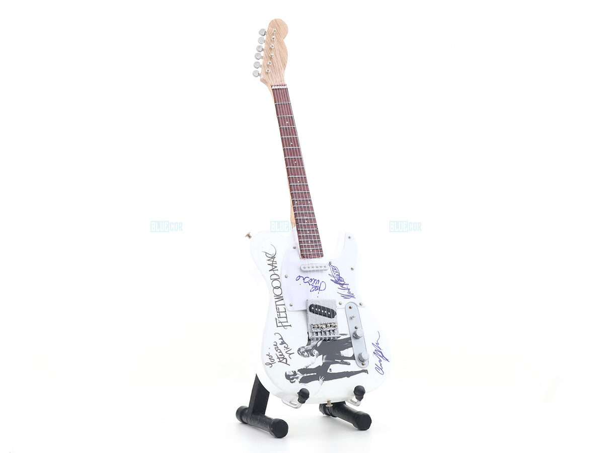 Fleetwood Mac Inspired Signature-Style A Miniature Guitar with Stand - 25cm