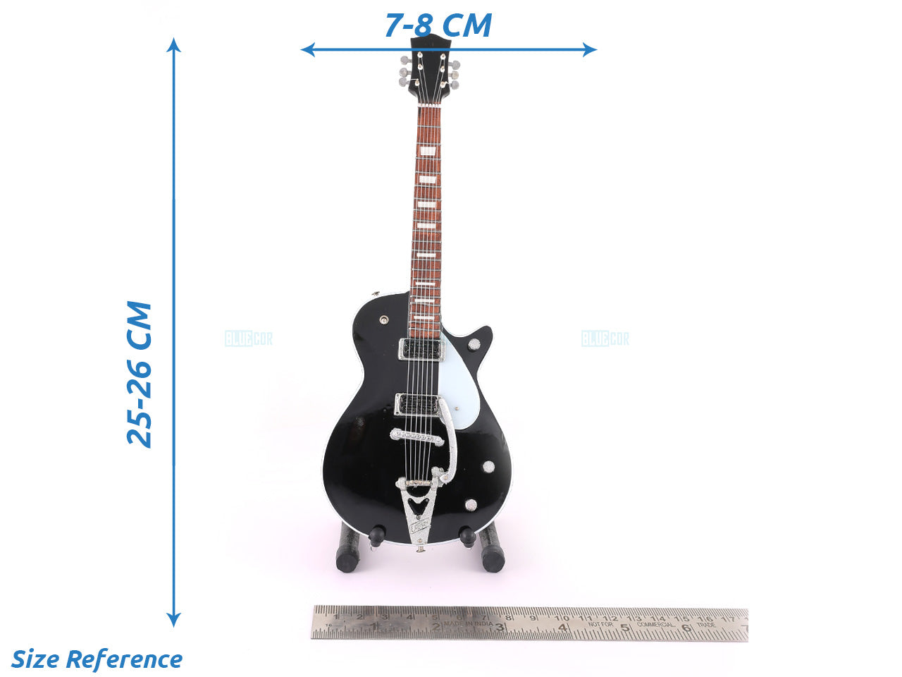 George Harrison The Beatles music band Miniature Guitar with Stand design A Décor