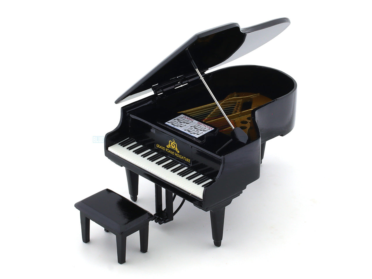 Grand Piano black premium wooden miniature music instrument