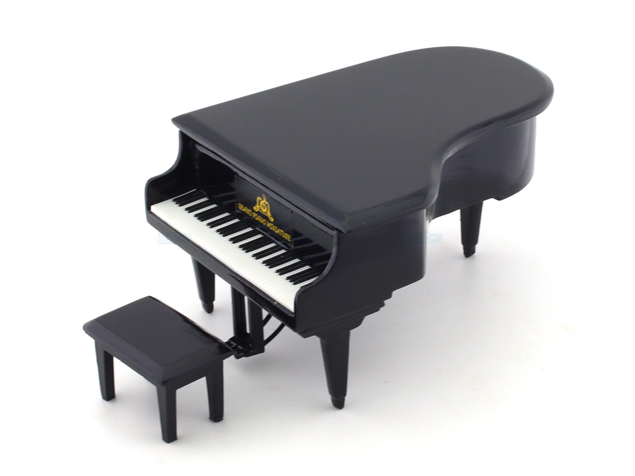 Grand Piano black premium wooden miniature music instrument