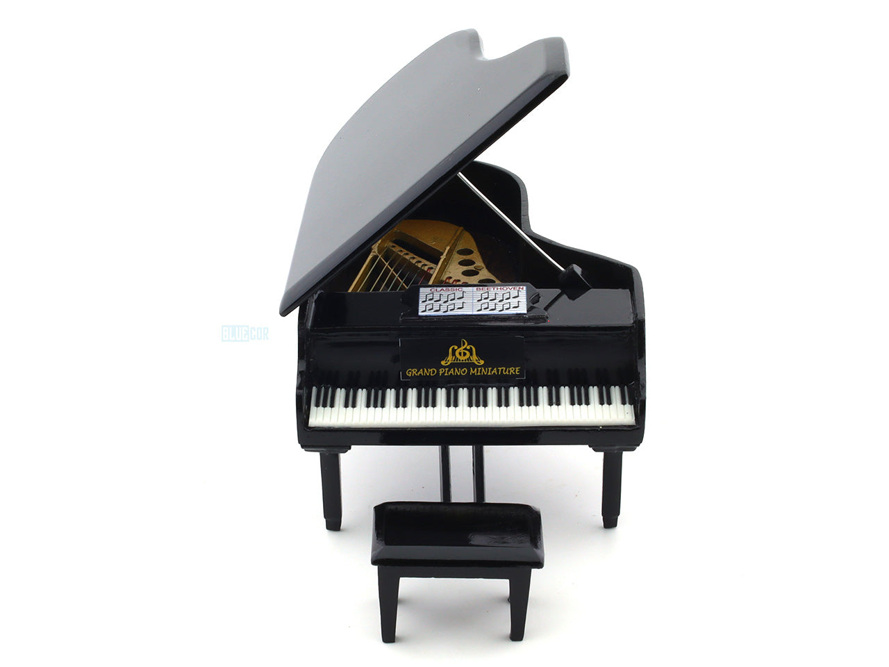 Grand Piano black premium wooden miniature music instrument
