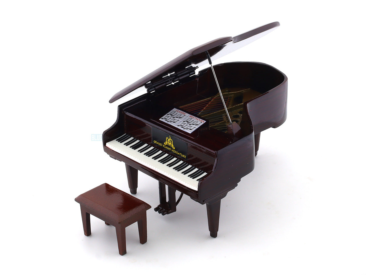 Grand Piano brown premium wooden miniature music instrument