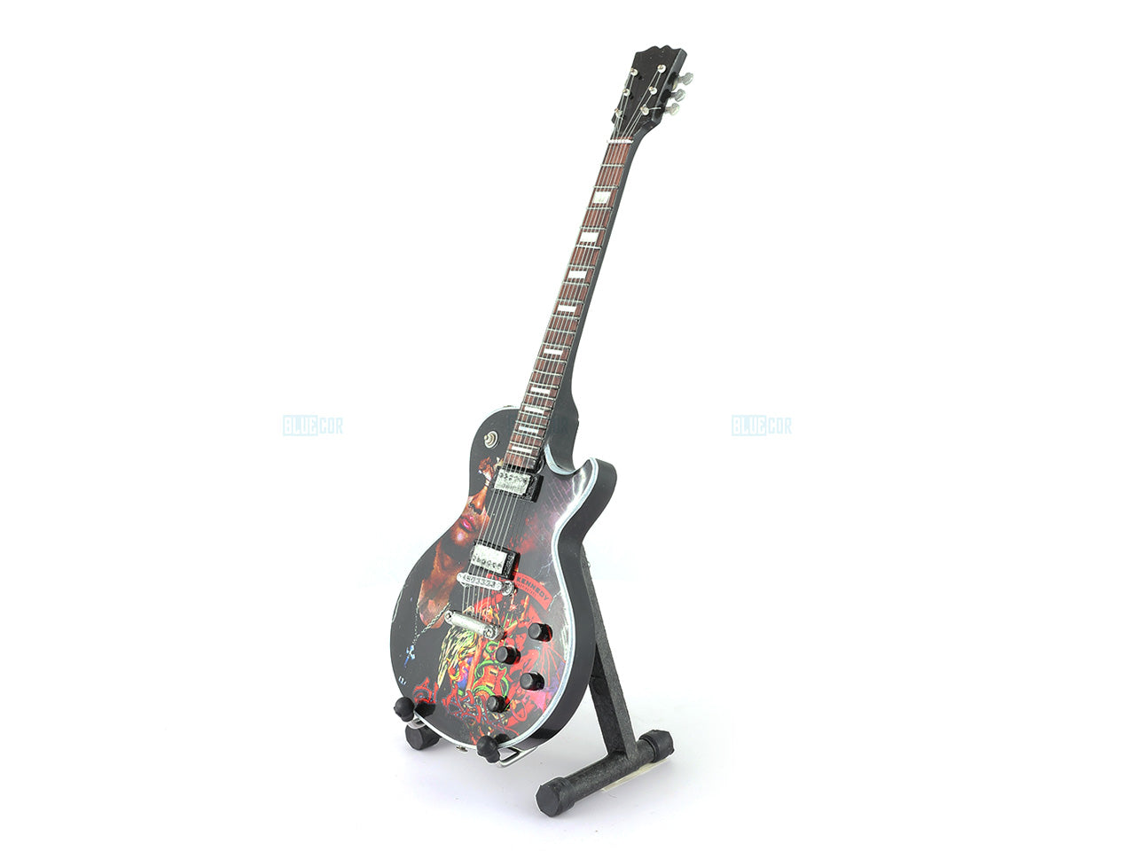 Guns and Roses music band Miniature Guitar with Stand design D Décor