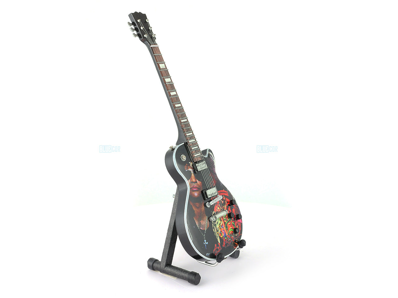Guns and Roses music band Miniature Guitar with Stand design D Décor