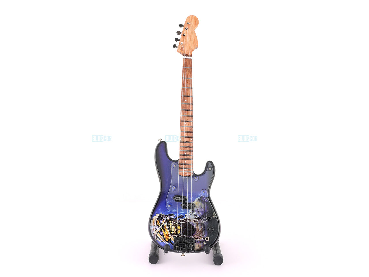 Iron Maiden music band Miniature Guitar with Stand Generic design A