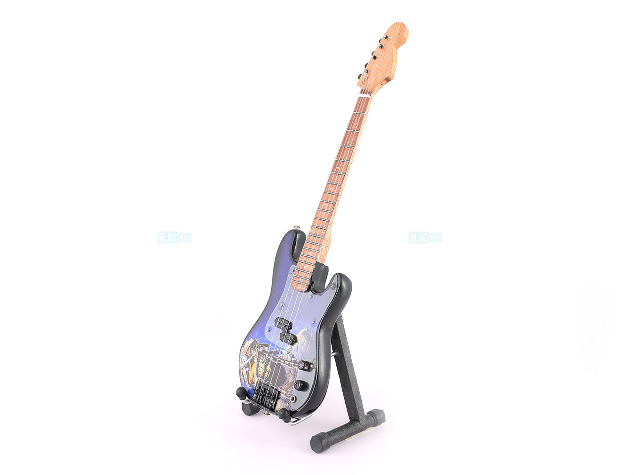Iron Maiden music band Miniature Guitar with Stand Generic design A