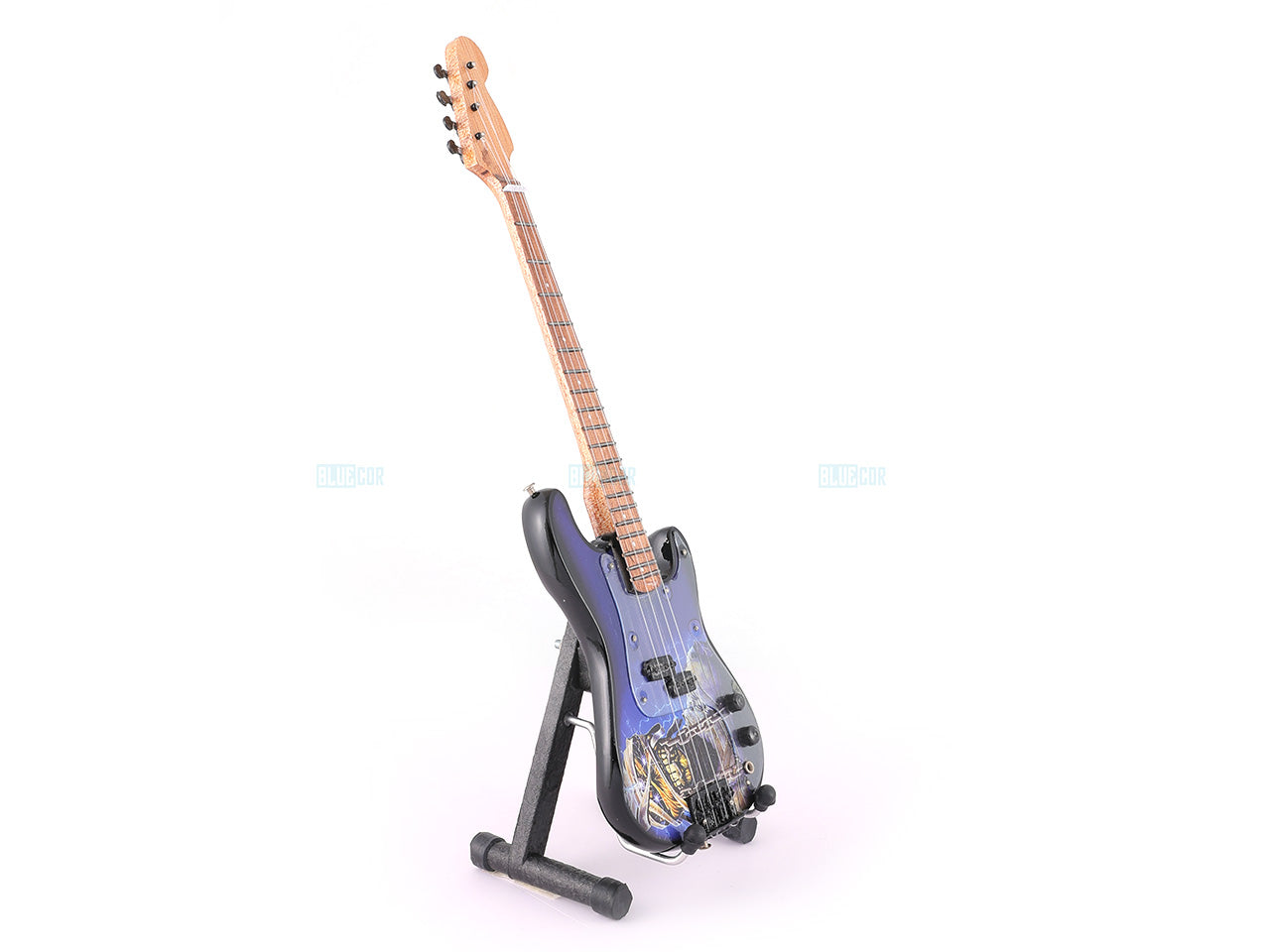 Iron Maiden music band Miniature Guitar with Stand Generic design A