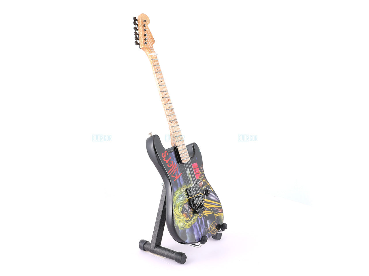 Iron Maiden Killers music band Miniature Guitar with Stand Generic design Décor