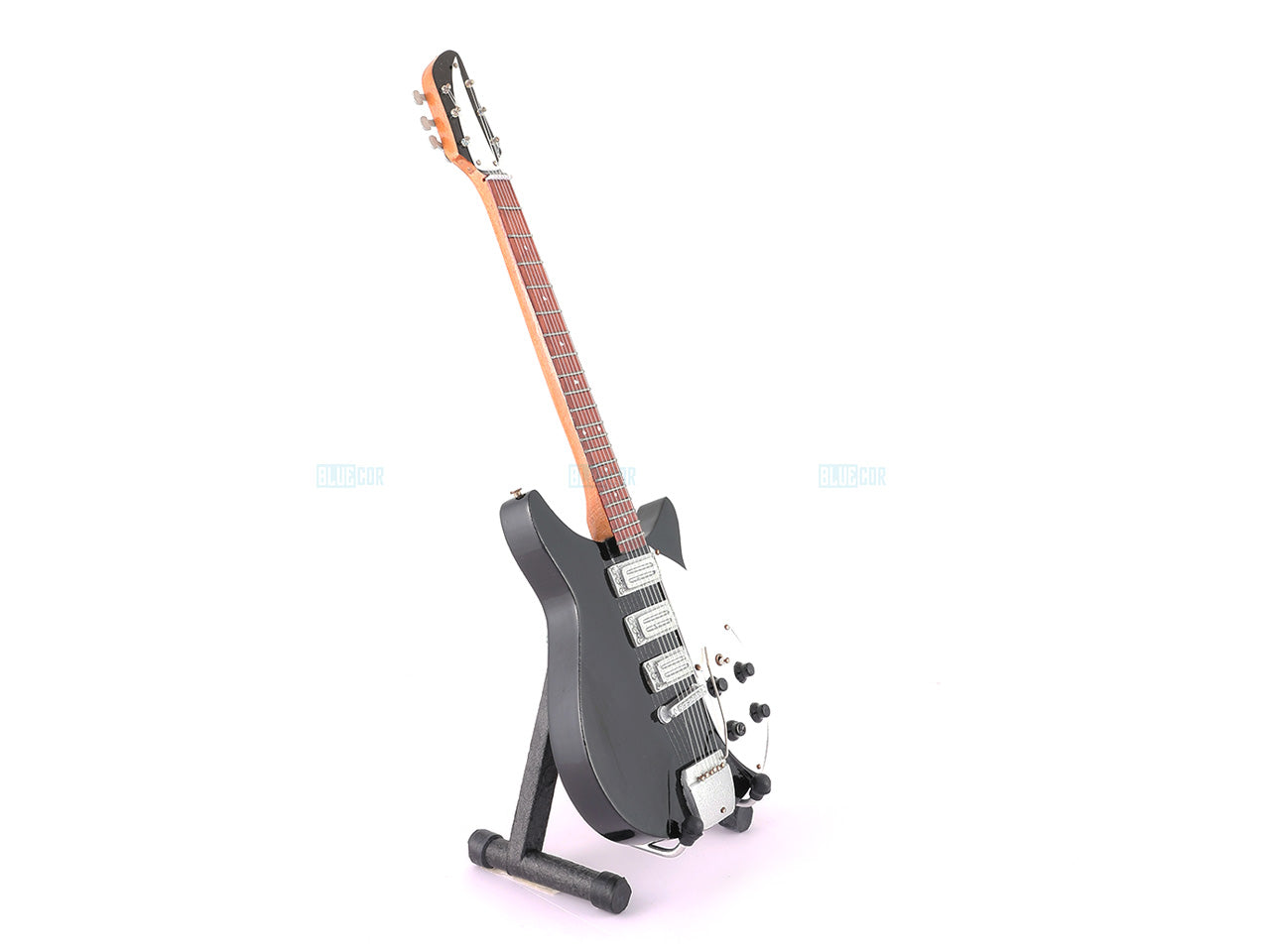 John Lennon Beatles Music Band Miniature Guitar with Stand Design D - Décor