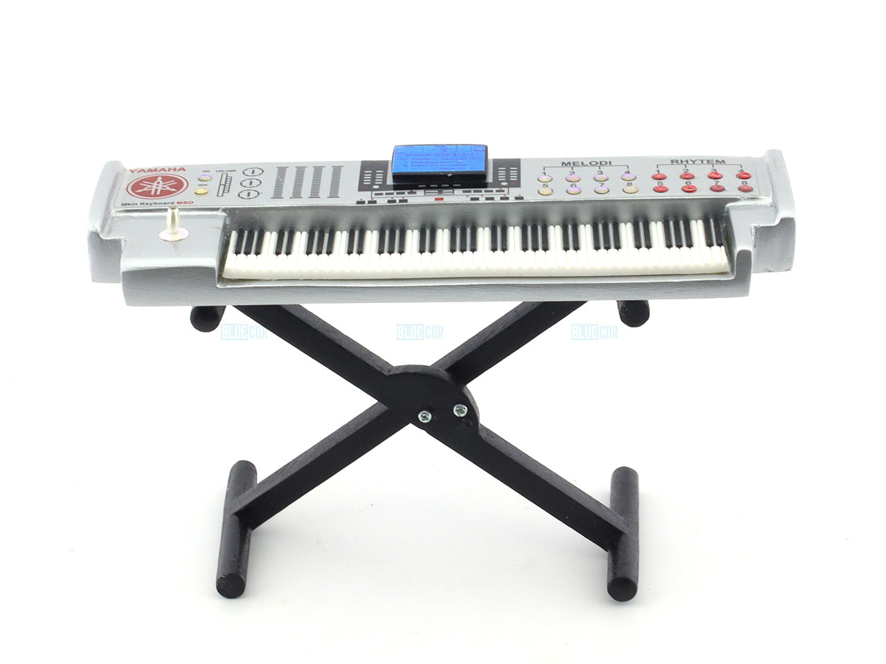 Keyboard silver premium wooden miniature music instrument