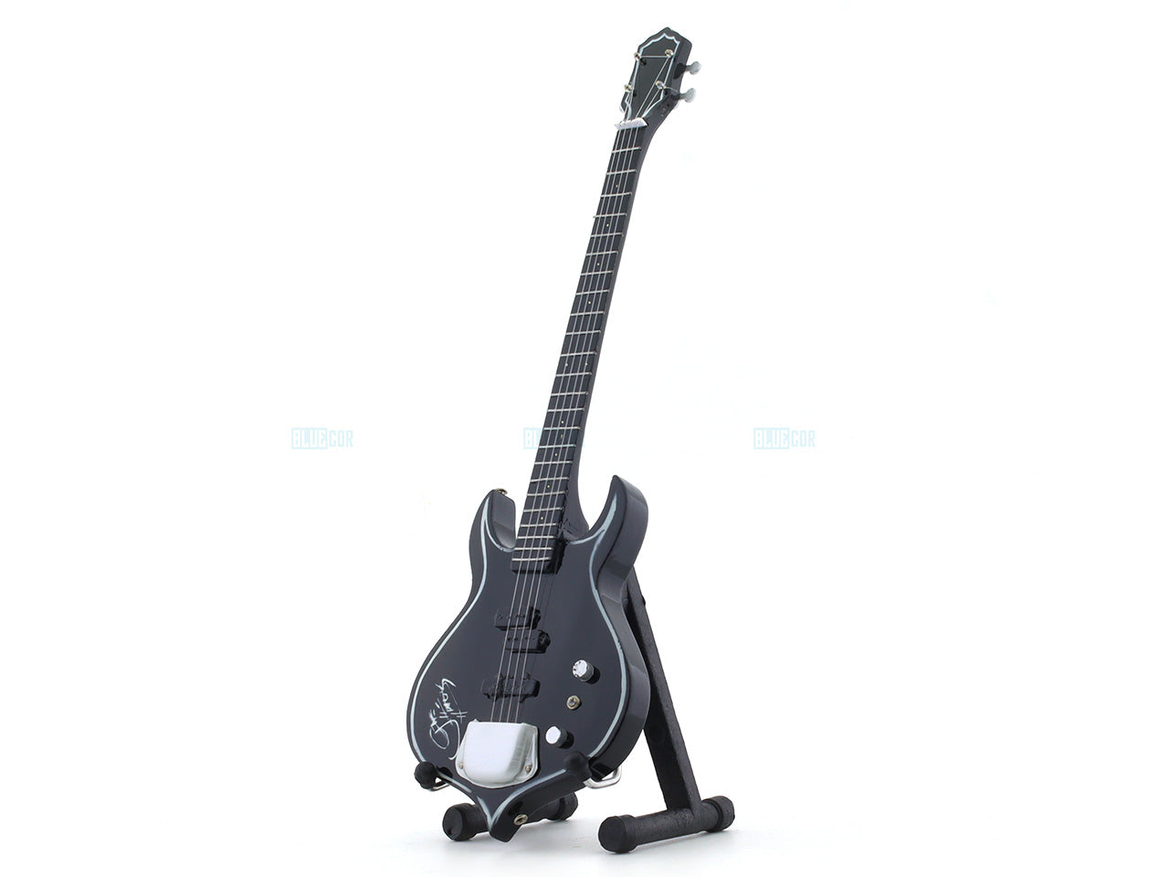KISS music band Miniature Guitar with Stand Generic design A