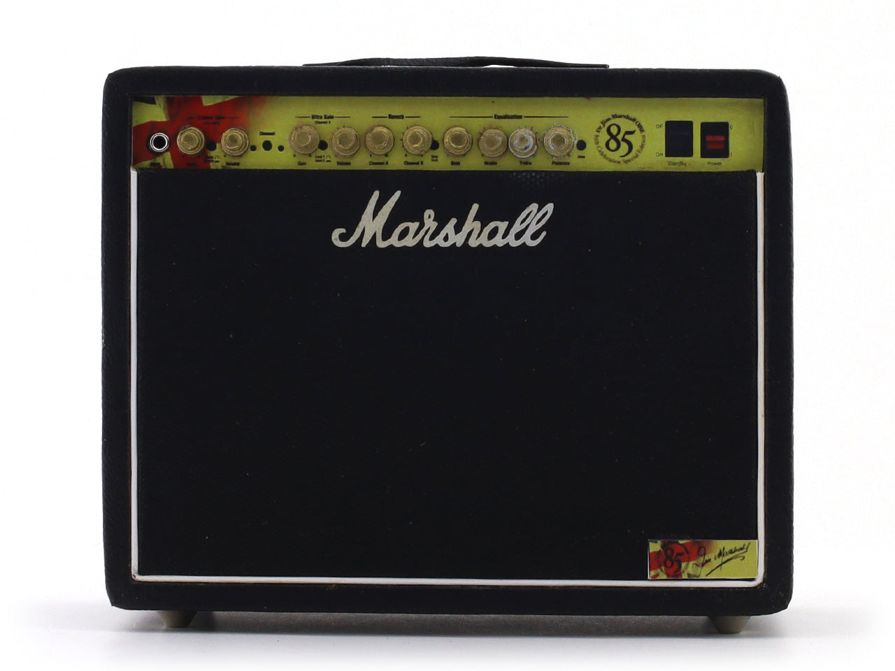 Wooden Marshall miniature amplifier decorative replica for music lovers