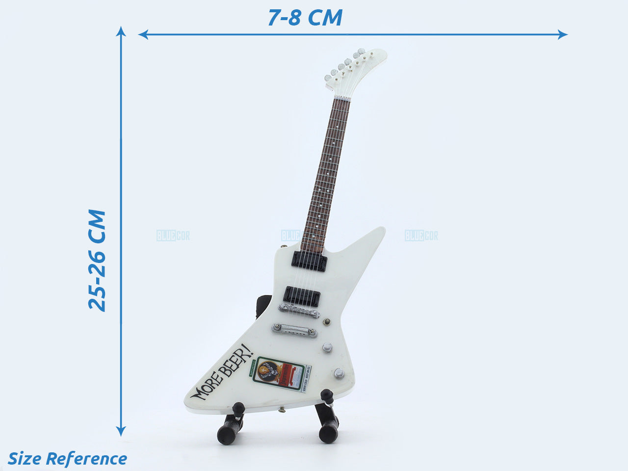 Metallica music band Miniature Guitar with Stand Generic design C