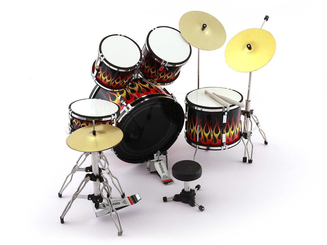 Metallica music band Miniature Drum set collectible Design A