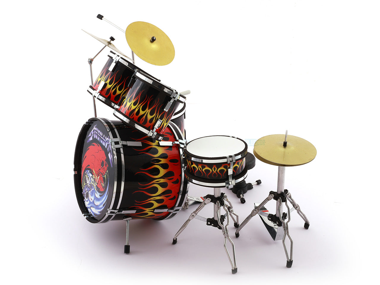 Metallica music band Miniature Drum set collectible Design A