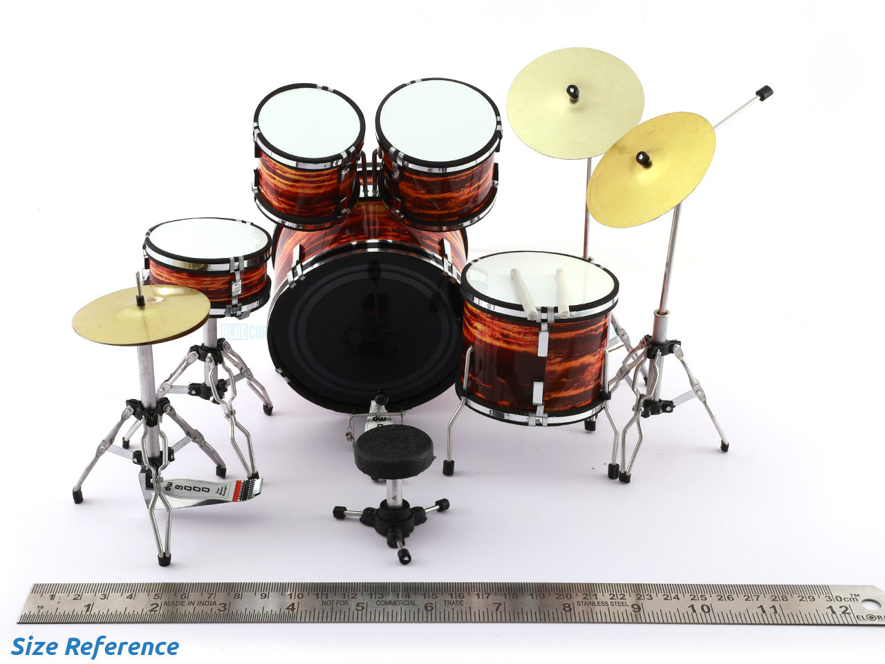 Michael Jackson music band Miniature Drum set collectible Design A