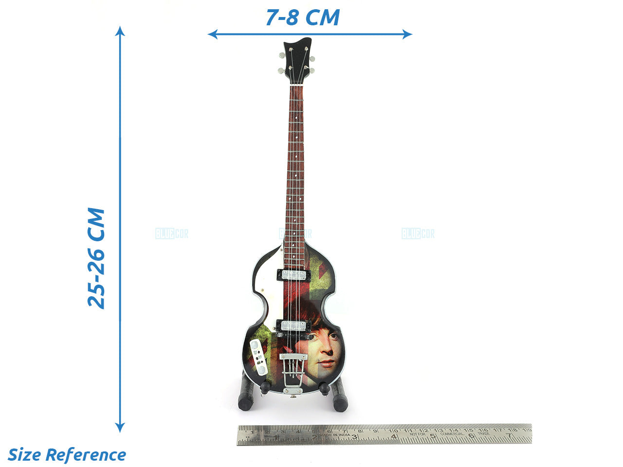 Paul McCartney The Beatles music band Miniature Guitar with Stand design B Décor