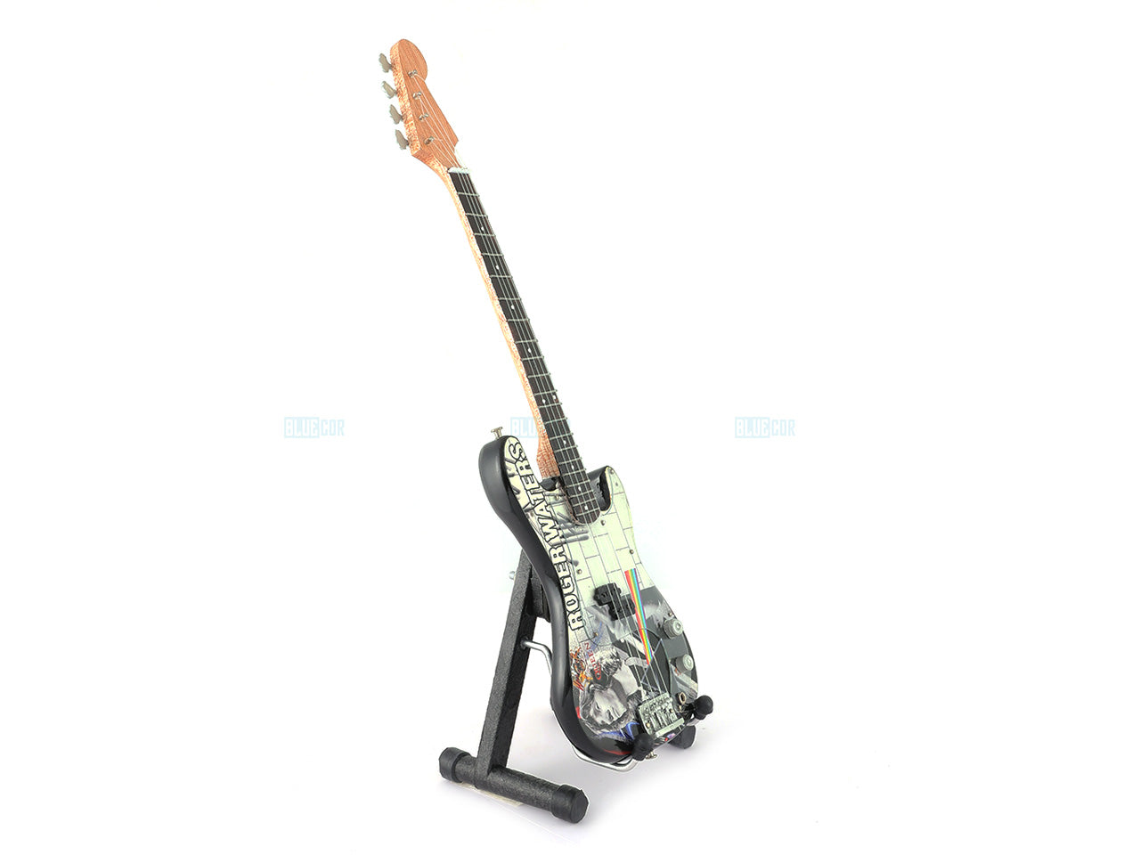 Pink Floyd music band Miniature Guitar with Stand Generic design D Decor