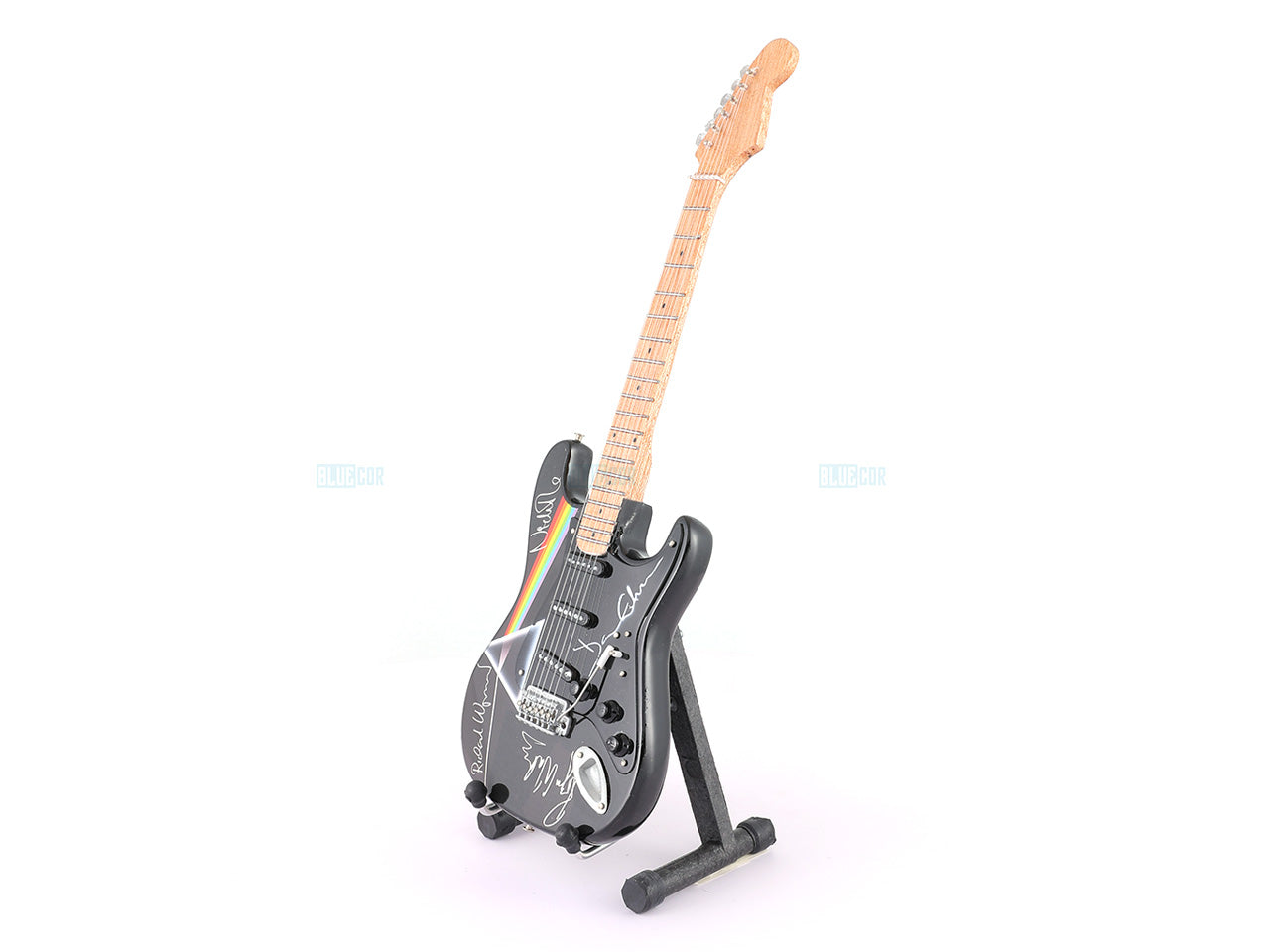 Pink Floyd music band Miniature Guitar with Stand Generic design E Décor