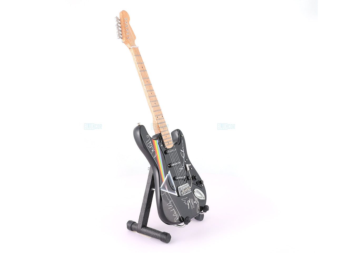Pink Floyd music band Miniature Guitar with Stand Generic design E Décor