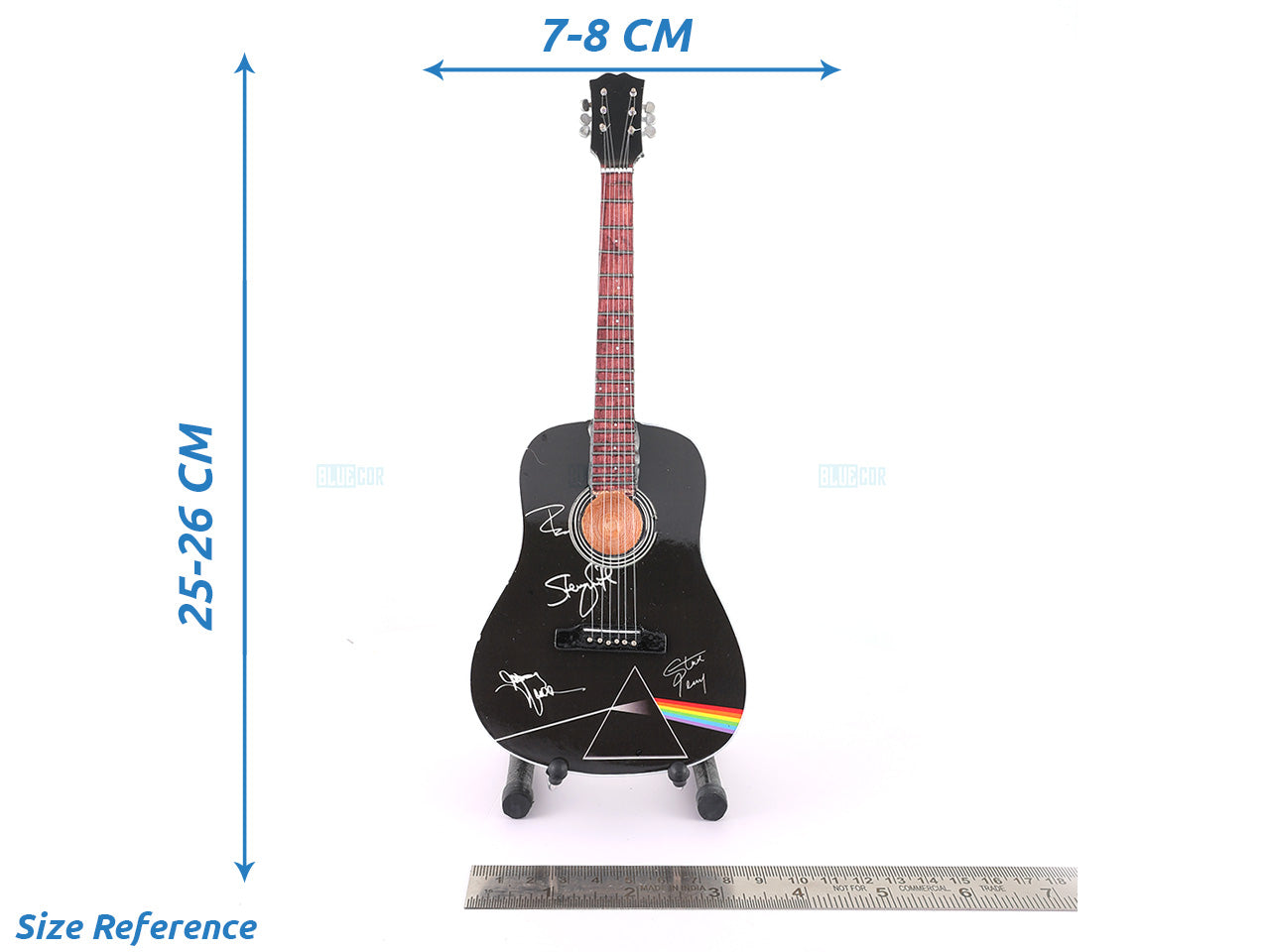 Pink Floyd music band Miniature Guitar with Stand Generic design F Décor