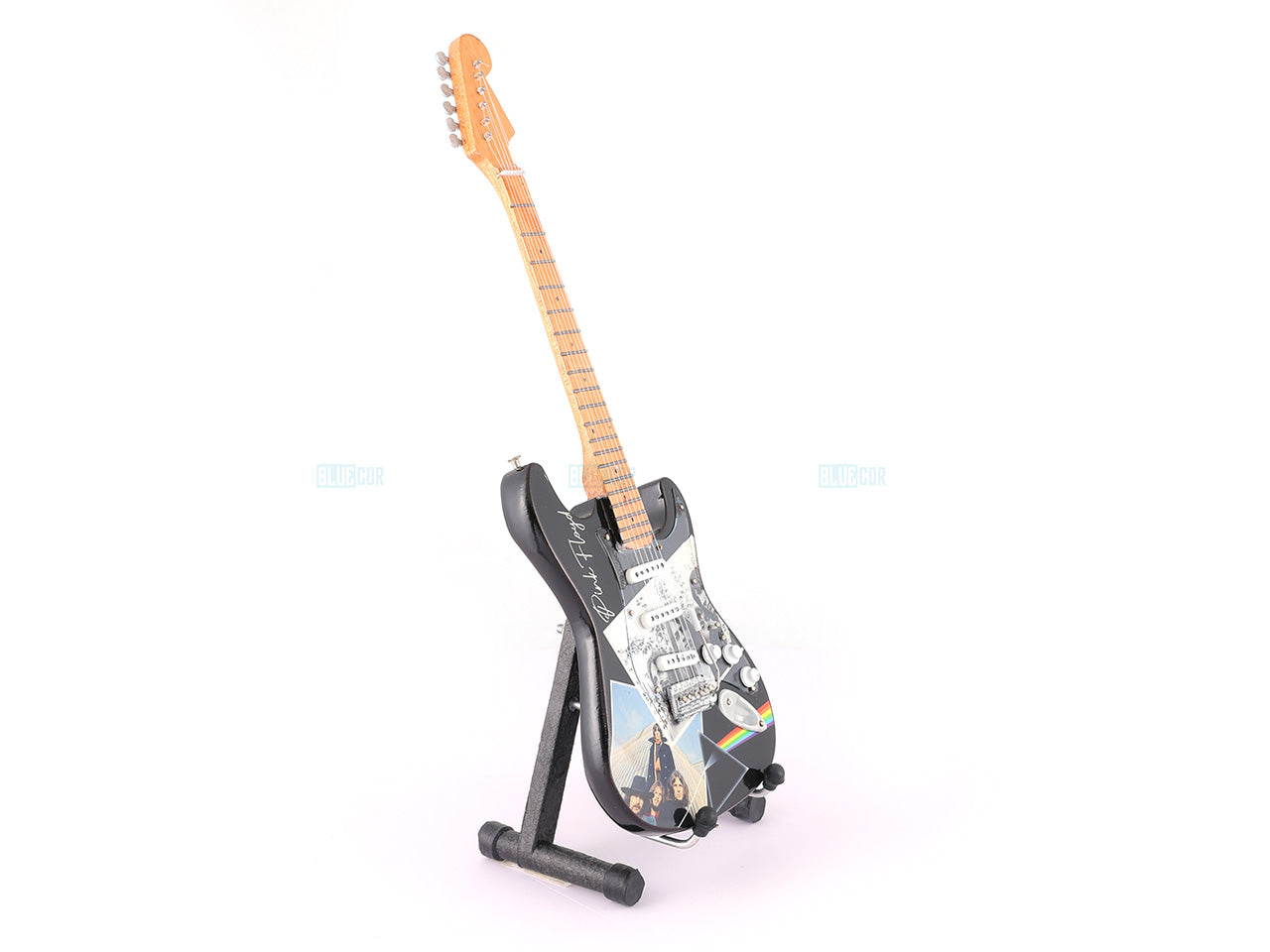 Pink Floyd music band Miniature Guitar with Stand Generic design G Décor