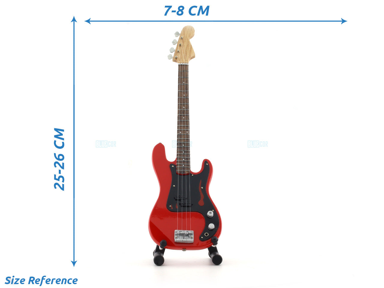 Queen Music Band Guitar Miniature with Stand Design B